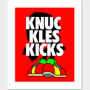 Knuckles Kicks Posters and Art